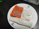 珍网广东早茶牛肉肠粉 广式半成品虾仁叉烧肠粉 学生早餐加热即食面点 广式牛肉肠粉 3条装（带料包） 实拍图