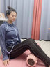 德国SILANGDUN泡沫轴瑜伽柱肌肉放松滚轴健身按摩棒狼牙棒高密度抗压EVA材质滚轮按摩棒 粉-45cm狼牙泡沫轴 实拍图