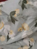 美标（MEIBIAO）商场同款女七分袖纯棉睡衣套装春夏新款可外穿全棉质印花家居服秋 烟雨绿（梭织贡缎） XXL(175/96A) 晒单实拍图