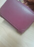 蒙伯斯防盗刷卡包女士真牛皮多卡位防消磁小巧卡片包超薄大容量卡套男 熏衣紫—12卡位【防盗刷】 实拍图