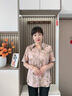 俞兆林中老年女装短袖衬衫妈妈装夏装薄款衬衣 Y244C1802 实拍图