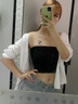 一抹仙裹胸式抹胸无肩带内衣女防走光防滑打底小吊带背心内搭上衣夏外穿 经典黑【短款】 均码 实拍图