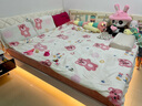 南极人（Nanjiren） 冬季牛奶绒四件套加厚珊瑚绒被罩双面法兰绒床上用品加绒被套罩 草莓熊【店长推荐】BBYL 1.8m床四件套 床笠款 -被套200x230cm 实拍图