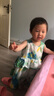 巴拉巴拉儿童裙子夏装女童连衣裙印花不规则荷叶边A字裙208224111008 实拍图