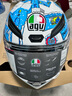 AGV K1S头盔K1摩托车机车全盔四季通用全覆式跑盔男女广角通风透气3C K1S-ROSSI WIN TEST 2017 L（适合57-58头围） 实拍图