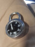 玛斯特(MasterLock)密码锁小挂锁箱包锁健身房储物柜子宿舍大门防盗锁（固定密码） 1500MCND银色（尺寸相同） 实拍图