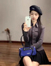 凤蝶儿连衣裙子春季女装穿搭女套装2025年新款韩版甜辣纯欲风女神范辣妹 8635上衣+黑色裙子（没链子） M 实拍图