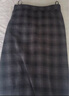 丝柏舍格子半身裙2025秋装新款女装高腰显瘦开叉中长裙 实拍图