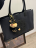 Tory Burch 汤丽柏琦【礼物】 ELLA 小号手提托特包TB 88578 黑色 001 OS 实拍图