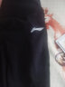 李宁童装儿童运动裤子男女大童2021年长裤休闲裤运动生活系列薄款棉质舒适卫裤YKLR365-1黑色140 实拍图