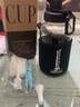 博港佳玻璃杯大容量水杯男士耐热单层便携泡茶杯子女创意简约学生潮流 自行车700ml（杯套+杯刷+吸管 实拍图