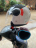 LS2摩托车头盔男女士半覆式安全帽子复古个性电动车四季半盔OF562 特白/红探险家 XL（建议58-59头围） 实拍图