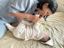 婧麒婴儿连体衣新生儿衣服纯棉春秋款套装打底宝宝春装哈衣爬爬服 暗花西瓜 80cm 实拍图