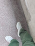 回力官方椰子鞋男鞋运动鞋春夏季慢跑步鞋子男士气垫软底网面鞋男 白灰色/-潮流款 40 实拍图