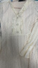 衣香丽影白色绒感蕾丝连衣裙女衣香丽影2023秋冬季新款高级感法式复古裙子 奶油米 M 晒单实拍图