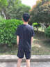 安踏（ANTA） 两件套 运动套装男夏季新款冰丝速干透气运动服父亲节爸爸套装 【推荐清凉冰丝】黑T+梭织五分裤 M/170 实拍图