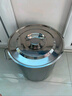 Boelter不锈钢桶圆桶带盖汤桶商用家用大汤锅米桶大号电磁炉锅卤桶油桶 直径35高35底特厚 实拍图