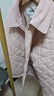 森马（Semir）棉服女灯芯绒翻领菱形格复古2024冬三防宽松轻薄棉衣109724112007 实拍图