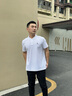 Calvin KleinJeans夏季男士商务休闲通勤ck翻领字母印花短袖T恤POLO衫J319635 YAF-白色 2XL （建议190-200斤） 实拍图
