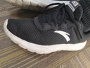 安踏女鞋运动鞋跑步鞋秋季网面透气软底减震防滑旅游妈妈鞋黑色跑鞋 【网面透气】黑/白5526-1 36.5 实拍图
