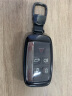 迪加伦 高档 路虎钥匙套 揽胜极光 发现神行 揽胜运动版 星脉 捷豹xel xfl 汽车钥匙包壳 真皮钥匙扣 铂金灰 实拍图