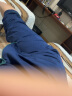 有棵树【成毅同款】植物停螨衣男士睡衣男纯棉秋冬季女士家居服套装 【四季长袖男款】深海蓝 L 实拍图