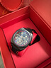 马克华菲（FAIRWHALE）手表男士机械表全自动方形透底陀轮双面镂空夜光防水腕表国潮男表 黑壳红面【高档礼盒】 实拍图