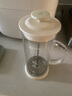 天喜（TIANXI）奶泡机家用手动打奶泡器奶泡壶咖啡牛奶手打玻璃奶泡杯打泡器 实拍图