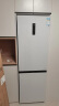 美菱（MeiLing）402升超薄零嵌入式两门双开门冰箱家用底部散热可拼接变频一级能效风冷无霜BCD-402WPCZX白 晒单实拍图