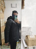 Rab秋冬男士700蓬羽绒疏水硬壳连帽外套防撕裂保暖羽绒服 QDB-49 黑色/BLK L 实拍图