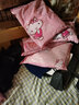 Hello Kitty女童保暖内衣套装加绒加厚纯棉儿童夹棉秋衣秋裤套装女全棉保暖衣 粉色3层夹棉 55501 140 cm适合135-145 实拍图