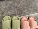 IQGD拖鞋男凉拖鞋女家居情侣款室内外洗澡002 茶绿 40-41 实拍图