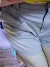 木荣短裤女夏薄款2026年新款高腰宽松直通显瘦百搭休闲西装裤阔腿热裤 卡其色 S (建议80-92斤) 实拍图