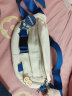 途尊（kingtrip）日系原宿街头潮搭胸包男ins韩版chic克莱因蓝腰包少女学生运动包 白色（3徽章+胖云朵） 实拍图
