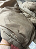 坦博尔羽绒服女时尚收腰保暖菱格宽松女士外套TD236268 椰壳咖 160  实拍图
