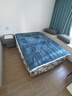 无印良品冬季牛奶绒床垫遮盖物90x190褥子学生宿舍床褥加绒加厚床垫遮盖物 泰迪绒床褥-海因蓝【加厚保暖】 150*200cm三件套【床褥+枕套*2】 实拍图