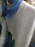 索宛亦（SUOWANYI）加绒加厚纯色灯芯绒衬衫外套女冬季新款韩版宽松休闲衬衣开衫 蓝色 加厚加绒 M 晒单实拍图