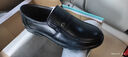 GENAI头层牛皮正装皮鞋男士商务鞋子男鞋真皮中年老年人防滑老人爸爸鞋 黑色 头层牛皮 套脚懒人鞋 四季 42 实拍图