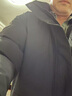 君羽羽绒服男新款户外加厚白鹅绒服800高蓬防风保暖白鹅绒夹克52217 黑色 2XL （推荐176-185斤） 实拍图
