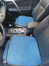 首赋四季亚麻汽车坐垫春夏秋冬季透气办公汽车居家座椅皆可用通风坐垫 蓝色三件套 实拍图