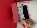 COISE 999足银老人耳环妈妈银耳钉实心牡丹花耳圈饰品生日礼物送长辈 老人银耳环一对送妈妈礼物送证书 实拍图