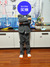 罗蒙儿童西装套装男童春秋季礼服花童主持人演出服男孩西服 灰色 110 实拍图