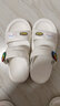 FOX.G女士凉鞋女款拖鞋2025年新款软底外穿厚底平底夏季踩屎感沙滩女鞋 白色卡通两穿40-41【适合39-40】 实拍图