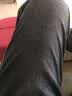 花花公子（PLAYBOY）牛仔裤男潮流秋季休闲裤子男士宽松商务直筒百搭长裤 黑色 31 实拍图