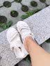 回力凉鞋女夏季女鞋2025年新款运动软厚底学生平底外穿青少年沙滩鞋子 米色 37 实拍图