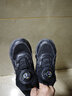 德尔惠小白鞋童鞋男运动鞋加绒棉鞋女童休闲鞋儿童跑鞋中大童防滑校园鞋 黑色双网 36 内长23.3cm 实拍图