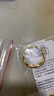 周六福  黄金戒指女5G足金爆闪方糖手饰送女友礼物 计价 16号-2.77g 实拍图