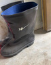 双星八特雨鞋中高筒反光条成人防滑雨靴劳保防滑水鞋 反光条防滑雨靴【高筒38cm】 39  实拍图