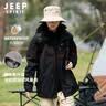 JEEP SPIRIT夹克外套女三合一户外抓绒防风登山服保暖防寒风衣女 黑色2XL 实拍图