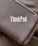联想单肩电脑包E15 E16 T15 T16 THINKBOOK16P 16+防水P15V商务手提 单肩包棕色 15.6-16英寸轻薄笔记本适用 实拍图